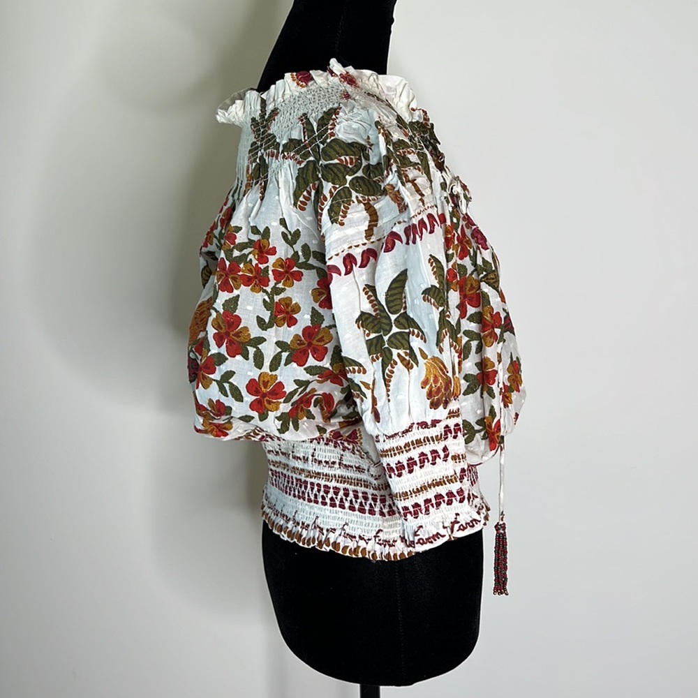 FARM RIO Off White Made In Brazil Blouse - Picture 8 of 14